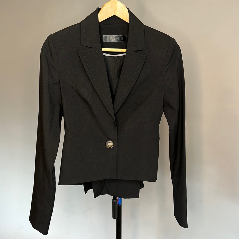 LAMB Tuxedo Jacket Women’s Size 0 Black